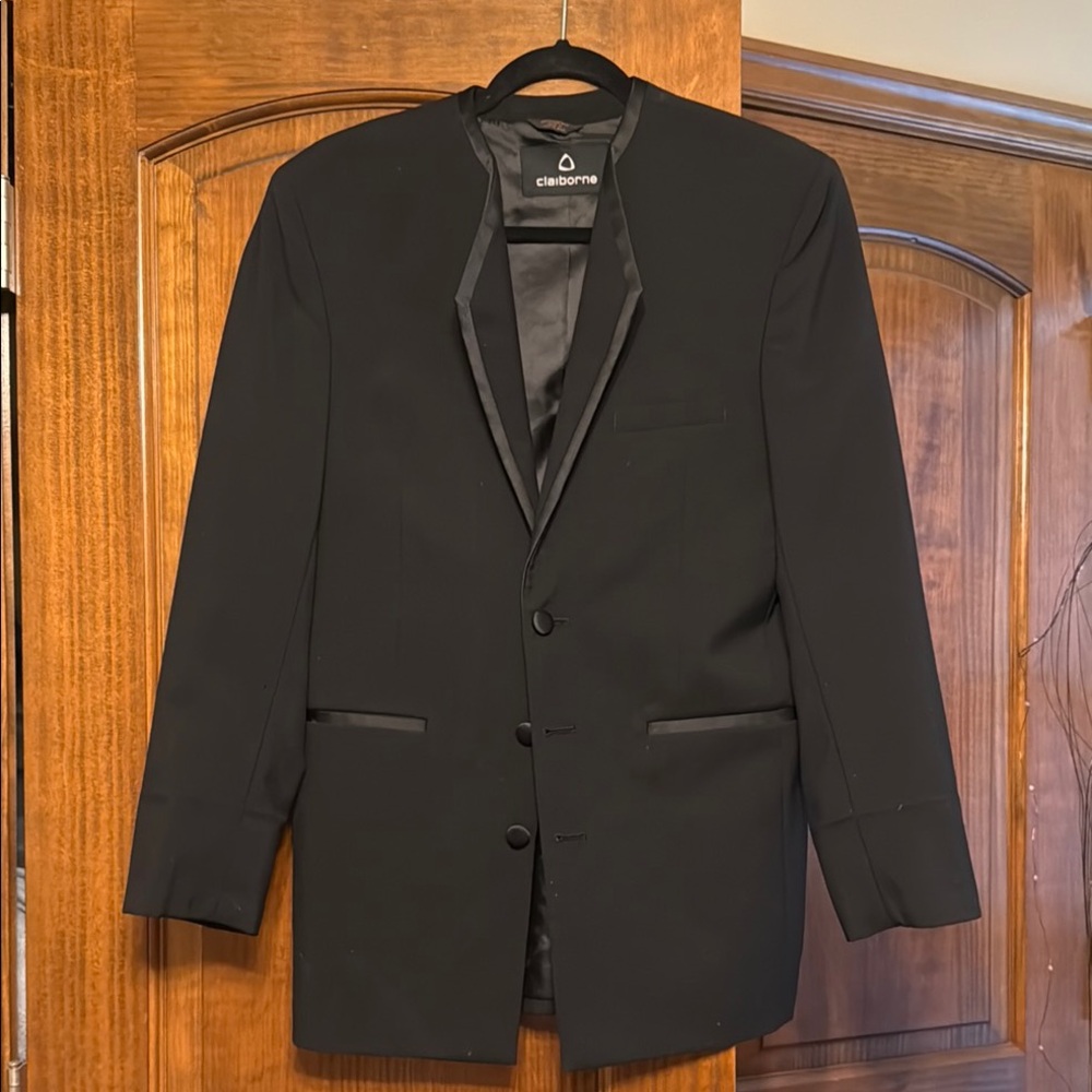 Claiborne Boys Black Tuxedo Jacket